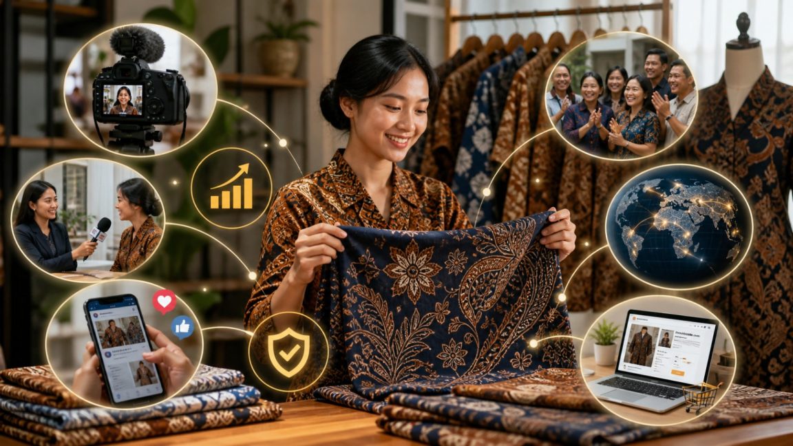 UMKM batik wajib rilis media untuk bangun kredibilitas, tingkatkan visibilitas, dan dorong penjualan di era digital kompetitif.