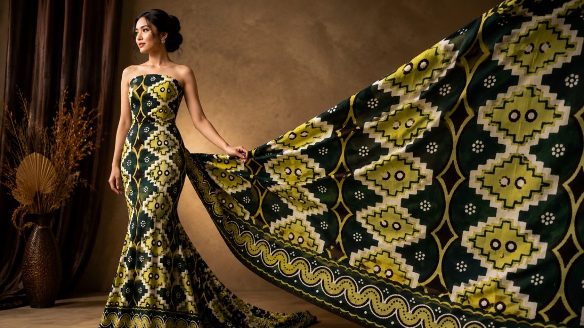 Batik Banten lahir dari ragam hias Kesultanan Banten dan kini berkembang menjadi identitas budaya modern Indonesia.