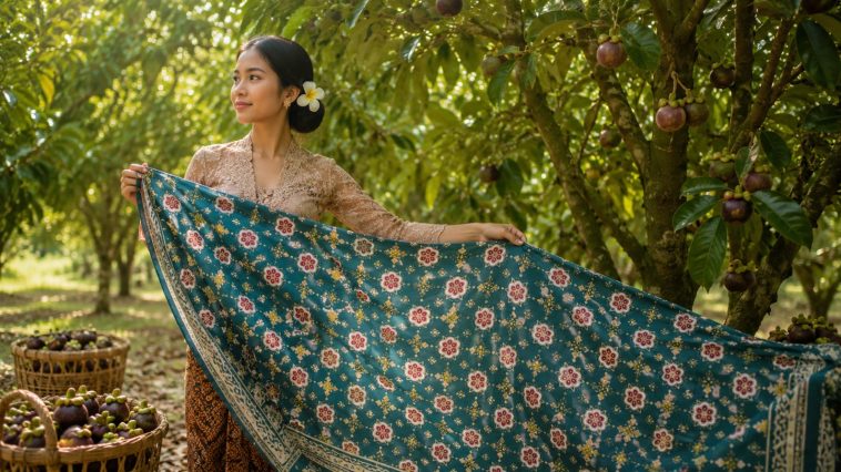 Motif Batik Tapuk Manggis Kepulauan Riau