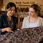 Filosofi motif Batik Tanah Liek Dharmasraya menggambarkan alam, budaya, dan kehidupan masyarakat Minangkabau.