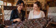 Filosofi motif Batik Tanah Liek Dharmasraya menggambarkan alam, budaya, dan kehidupan masyarakat Minangkabau.