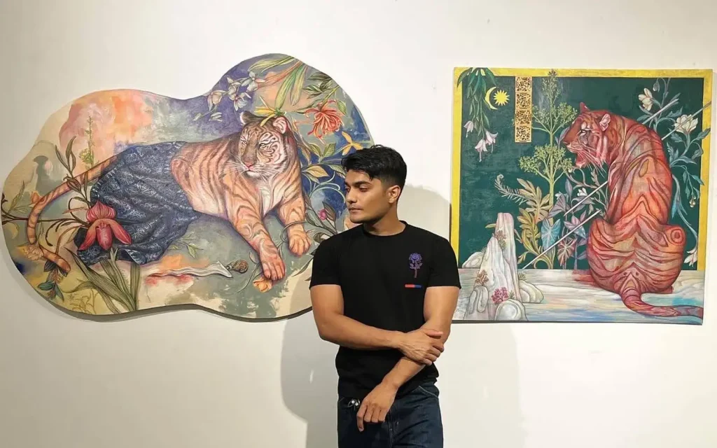 Seniman Malaysia Haris Rashid menemukan jejak batik Indonesia dalam sejarah keluarganya lintas Pakistan, India, dan Kelantan.