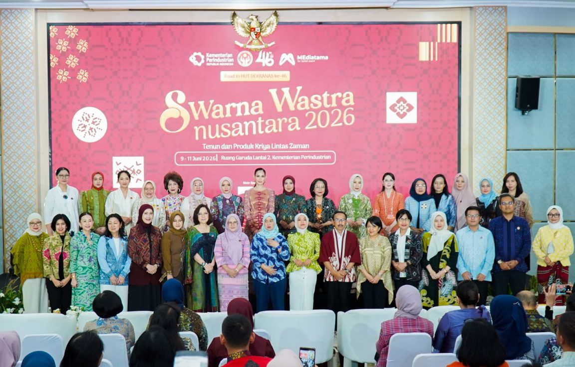 Kemenperin dan Dekranas gelar SWN 2026 untuk promosi wastra dan kriya Nusantara serta memperluas akses pasar IKM.