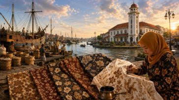 Menelusuri sejarah Batik Tegal, pengaruh Mataram, pesisiran, Islam, serta filosofi motif khas yang menjadi identitas budaya Tegalan.