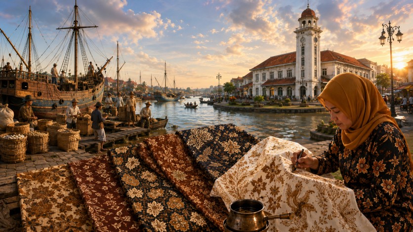 Menelusuri sejarah Batik Tegal, pengaruh Mataram, pesisiran, Islam, serta filosofi motif khas yang menjadi identitas budaya Tegalan.