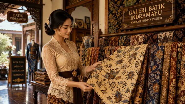 Mengenal Batik Kluwung Indramayu, motif batik pesisir dengan filosofi mendalam, warna khas, dan nilai budaya yang diwariskan turun-temurun.