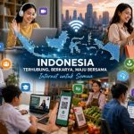 Profil Internet Indonesia 2026: penetrasi internet capai 81,72%, dengan 235 juta pengguna dan potret transformasi digital nasional.