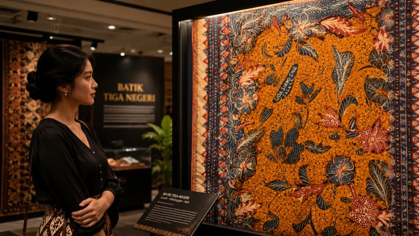 Telusuri sejarah Batik Tiga Negeri, mahakarya kolaborasi Lasem, Pekalongan, dan Solo yang kaya filosofi, budaya, dan warna.