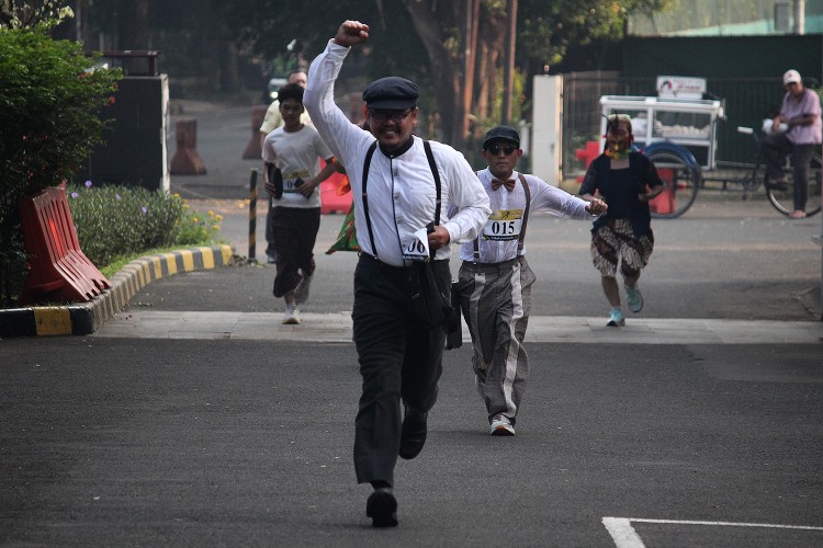 Hotel Bidakara menggelar Tempo Doeloe Fun Run, meluncurkan Kids Club dan maskot Jinggo untuk sambut libur sekolah.