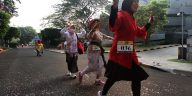 Hotel Bidakara menggelar Tempo Doeloe Fun Run, meluncurkan Kids Club dan maskot Jinggo untuk sambut libur sekolah.
