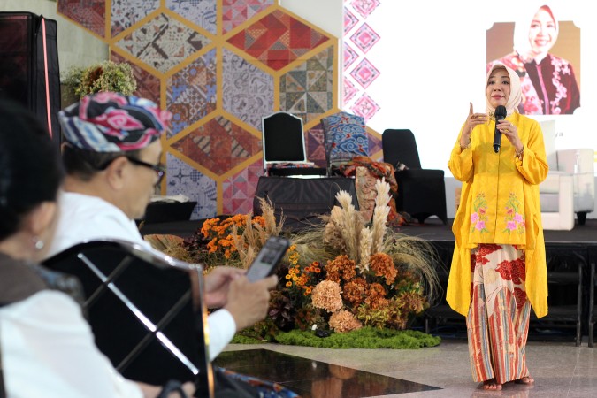 Galeri foto Pameran Puspa Nuswantara 2026, dokumentasi perhelatan batik asli Indonesia yang sukses digelar di JICC Jakarta, 8–12 Juli 2026.
