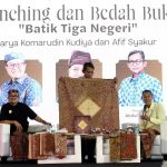 Komarudin Kudiya dan Afif Syakur meluncurkan buku Batik Tiga Negeri untuk mendokumentasikan sejarah dan filosofi batik legendaris.