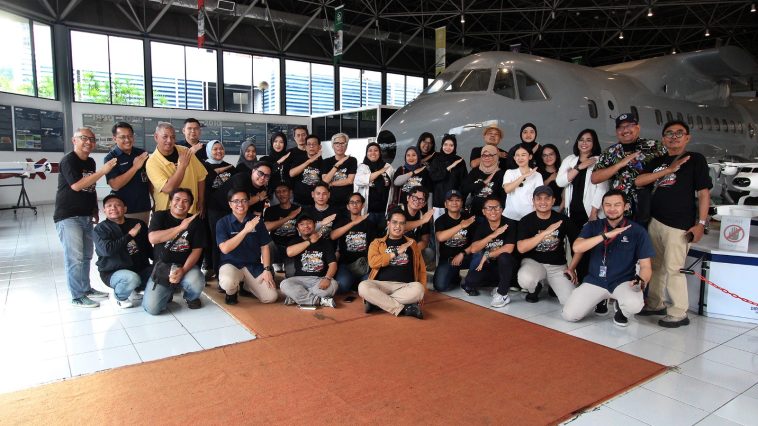 Sindikasi Media Network mengunjungi PT Dirgantara Indonesia untuk menyaksikan inovasi industri penerbangan dan Edutainment Factory Tour.
