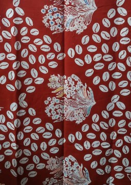 Motif Batik Majalengka Kopi dan Bunga Eidelweis