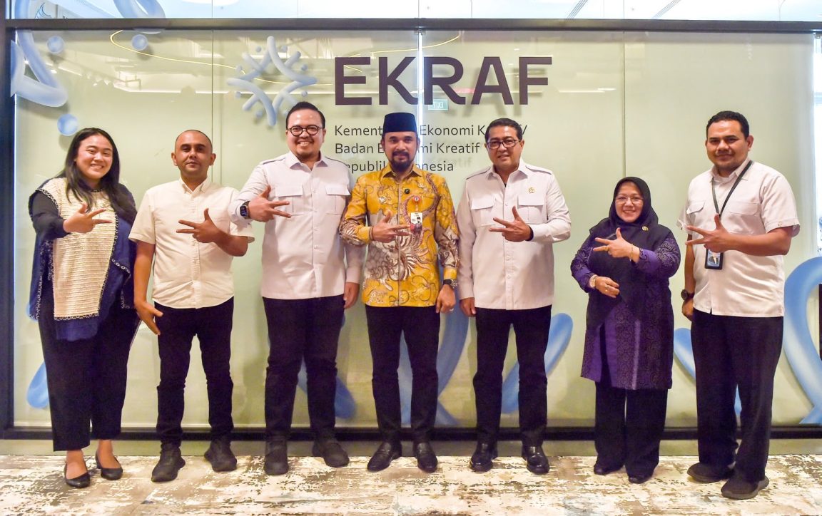 Kementerian Ekraf siapkan Aceh Timur jadi pilot project desa kreatif berbasis anyaman tikar, tenun, dan ekonomi digital.