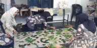 Batik ecoprint dikembangkan melalui perpaduan teknik batik dan cetak tumbuhan dengan pewarna alami untuk menghasilkan karya tekstil inovatif.