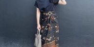 Fashion batik dikembangkan menjadi rok transformable dengan fitur tali serut dan lilit untuk menyesuaikan bentuk tubuh pengguna.