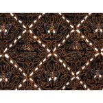 Motif batik tersusun dari motif utama, motif tambahan, dan isen-isen yang membentuk karakter visual sekaligus membawa makna.