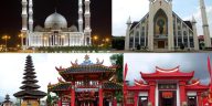 Budaya Indonesia berkembang melalui perjumpaan agama dan tradisi lokal yang membentuk keragaman seni, arsitektur, serta kehidupan masyarakat.