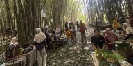 Pasar Papringan di Temanggung menghidupkan kuliner tradisional, budaya lokal, dan konservasi bambu melalui pasar dengan sistem pembayaran keping bambu.