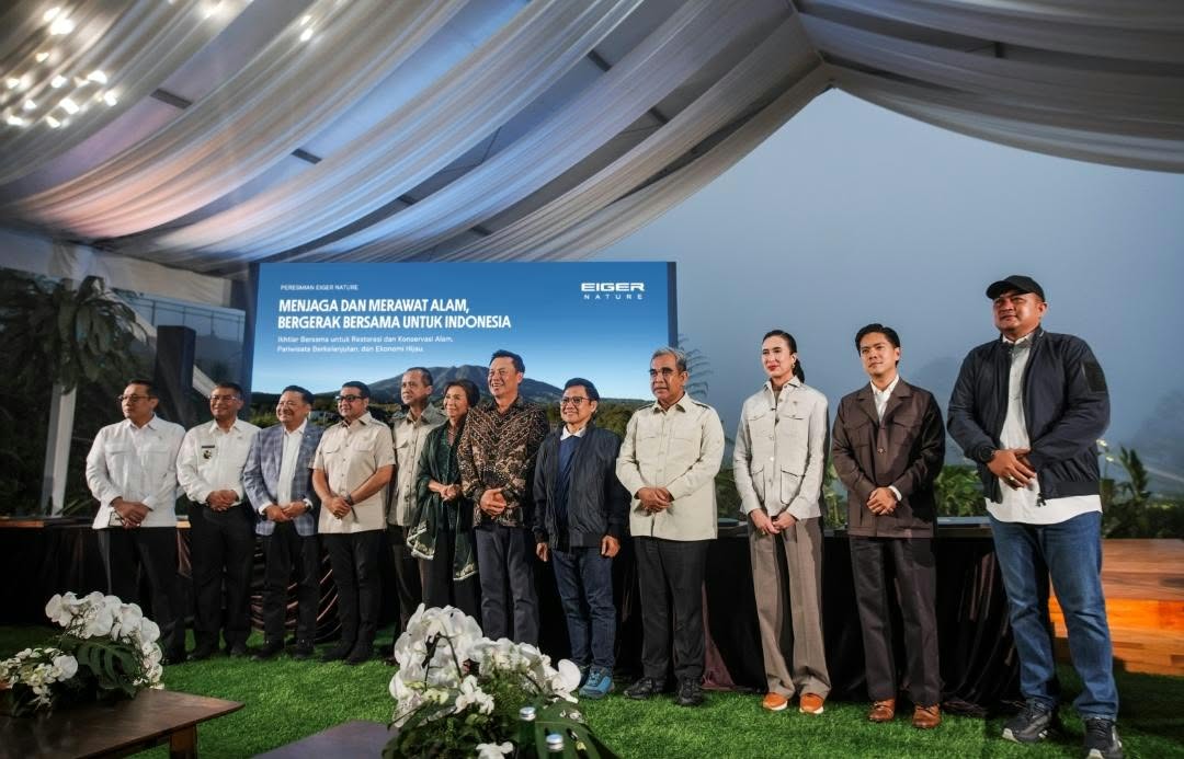 EIGER Nature hadir di Megamendung, Bogor, mengembangkan ekowisata berkelanjutan, menanam 120.000 pohon, dan menargetkan 2.000 pekerja lokal.